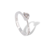 Anello Salvini Donna in Oro bianco Diamante 0.24 Ct DMBR0024H - DMBR0024H